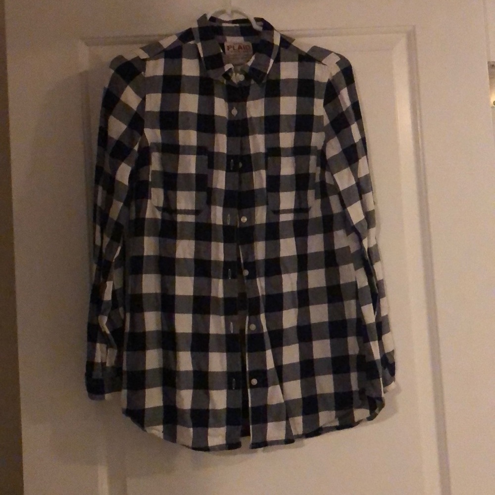 Plaid button up!